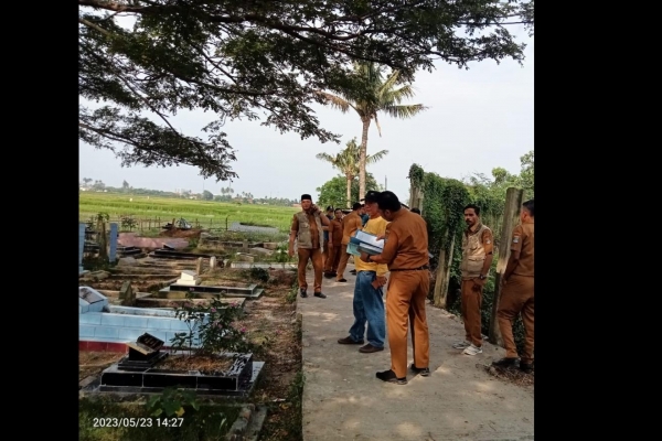Cek Lokasi Peluasan Tempat Pemakaman Umum (TPU) Desa Pangkalan 